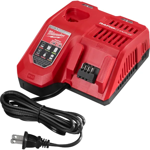 Milwaukee M12 and M18 12-Volt/18-Volt Lithium-Ion Multi-Voltage Rapid Battery Charger