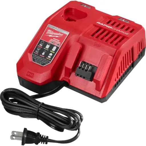 Milwaukee M12 and M18 12-Volt/18-Volt Lithium-Ion Multi-Voltage Rapid Battery Charger